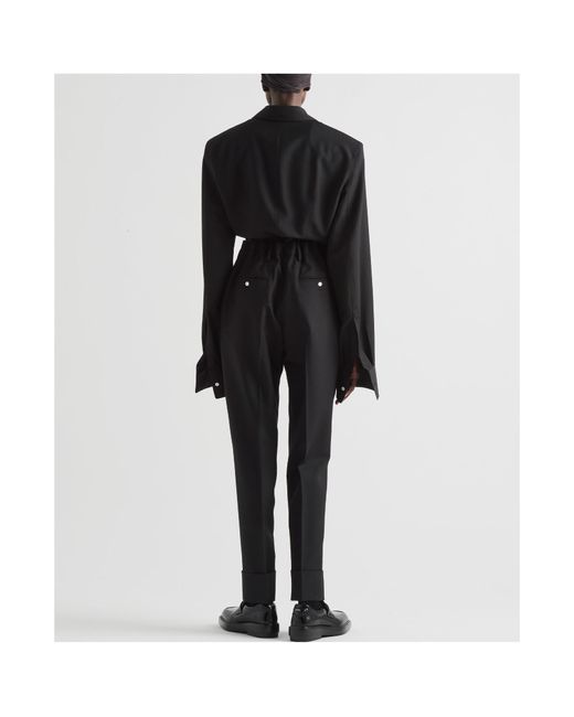 Prada Black Long-Sleeved Single-Breasted Shirt Jacket