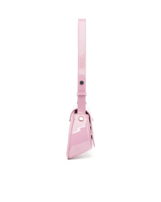 DIESEL Pink Play Asymmetric Shoulder Bag
