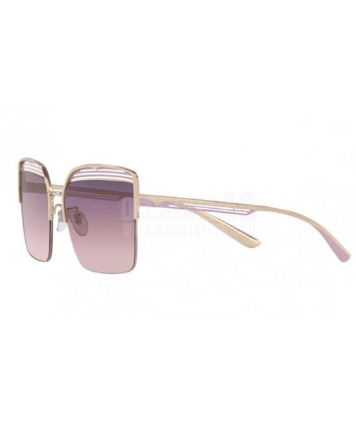 BVLGARI Pink Square Sunglasses