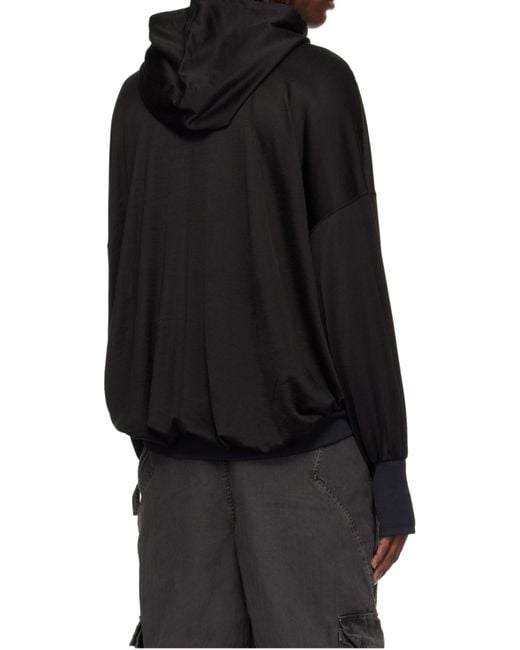 Undercover Black Long Sleeve Hoodie for men