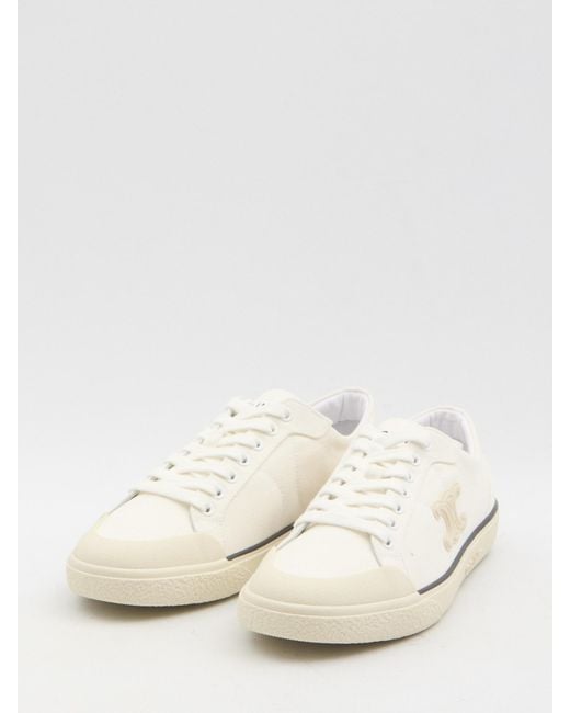 Céline White Alan Sneaker With Triomphe