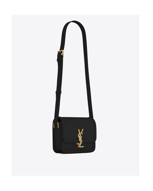 Saint Laurent Black Solferino Small Satchel Bag
