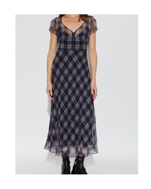 Marc Jacobs Blue Short-Sleeved Dress