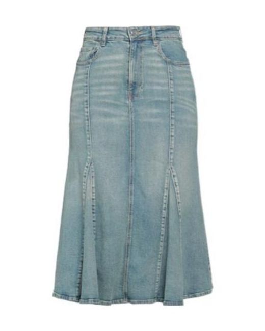 Ganni Blue Flared Skirt