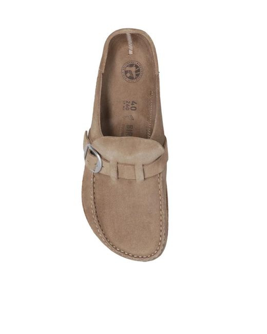 Birkenstock Brown Buckley Buckle Detailed Slip-On Mules