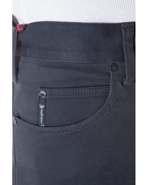 Armani Jeans Blue Cotton Jeans for men