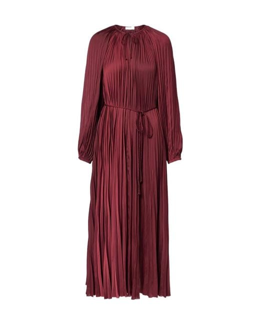 Ulla Johnson Red Long Sleeve Dress