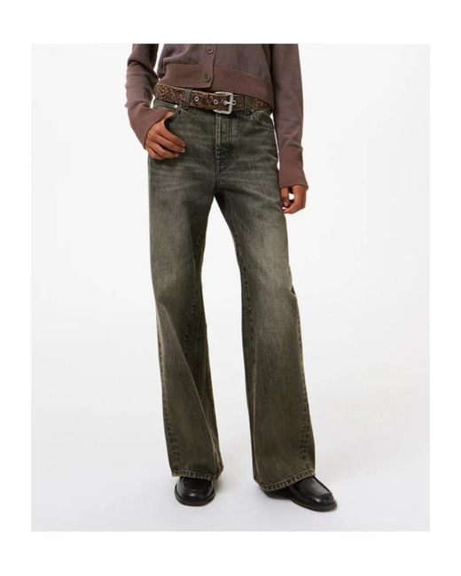Our Legacy Gray Treble Cut Wide-Leg Jeans