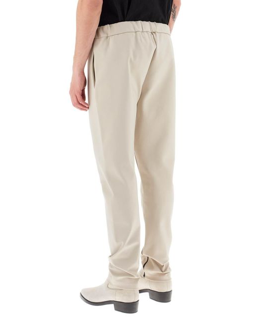 Fear Of God Natural Logo Patch Drawstring Sweatpants for men