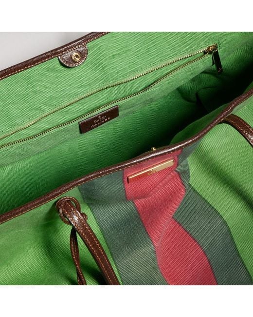 Gucci Green Tribeca 'Cannes' Large Tote