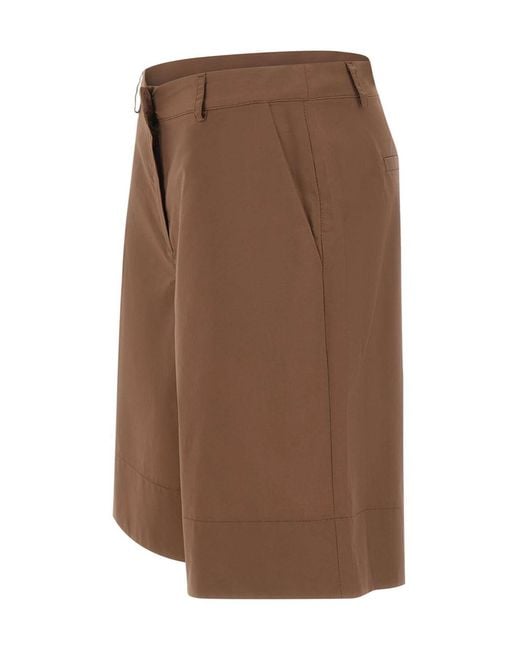 Kaos Brown Belt-Loop Shorts