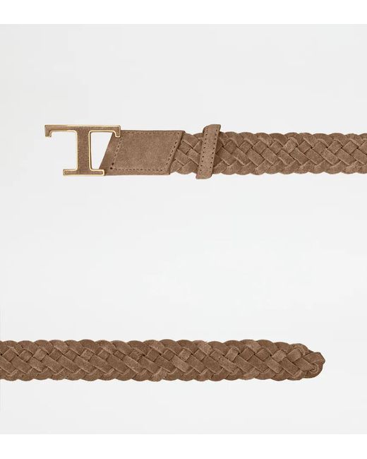 Tod's Brown T Timeless Belt