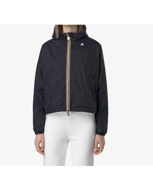K-Way Blue Laurette Plus.2 Reversible Jacket
