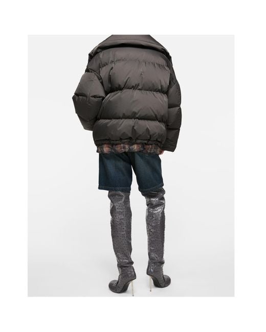 Acne Gray Zip Plaid Jacket