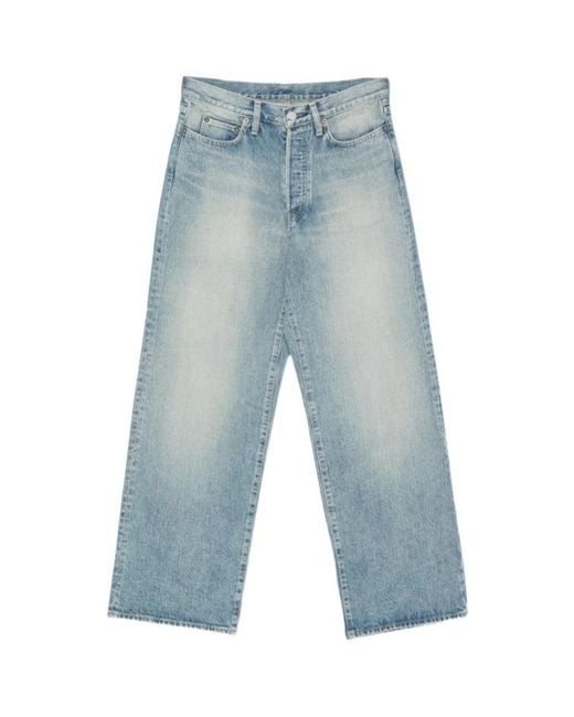 Ssstein Blue Belt-Loop Jeans for men