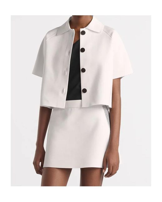 Dior White Cropped Jacket