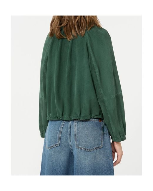 Weekend by Maxmara Green Suede Jacket