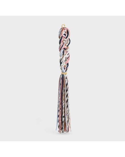 Céline White Kaleidoscope Woven Ornaments