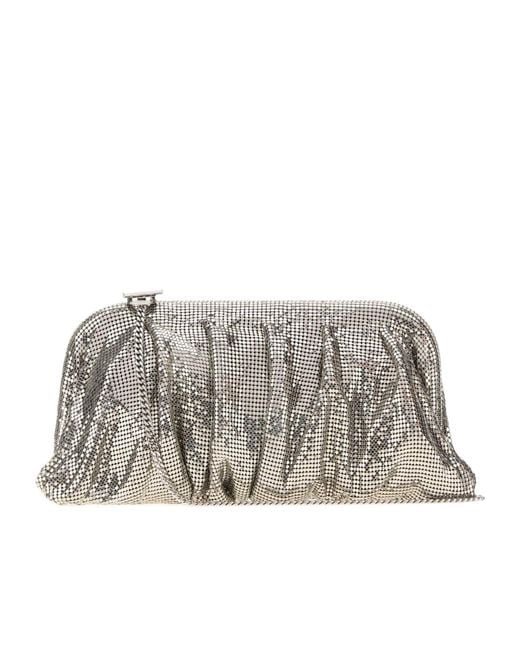 Benedetta Bruzziches Gray Single-Shoulder Handbag