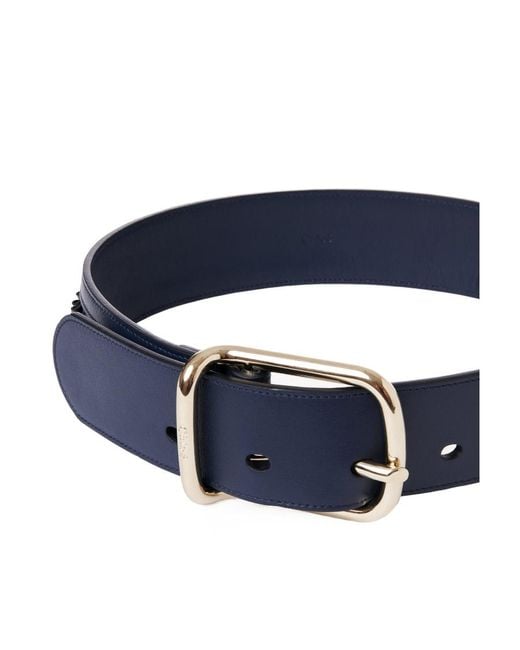 Chloé Blue Logo Belt