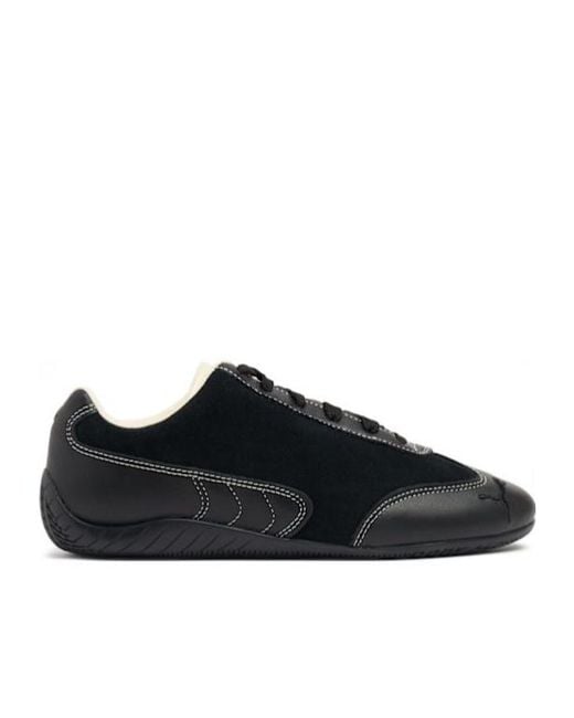 PUMA Black Deviate Nitro Check Sneakers