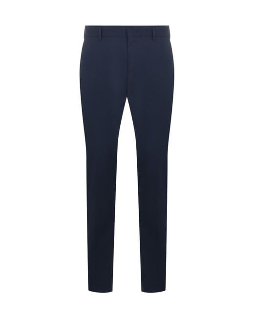 PT01 Blue Pt Torino Slim Fit Pants for men