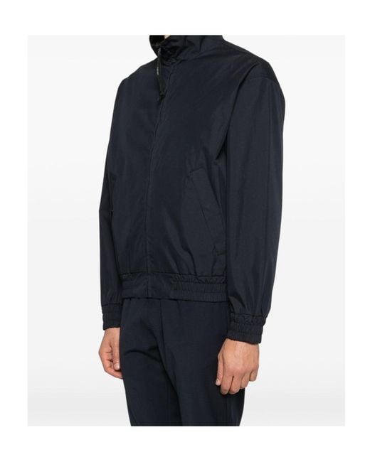 Aspesi Blue Reversible Casual Jacket for men