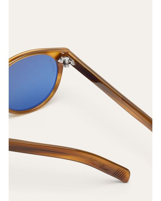 Loro Piana Blue Maremma Sunglasses for men