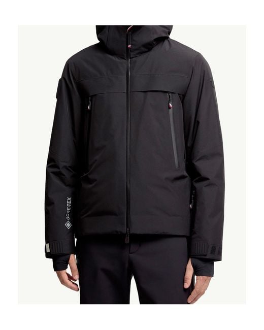 Moncler Black Balmhorn Hooded Gore-Tex Insulated Ski Jacket for men