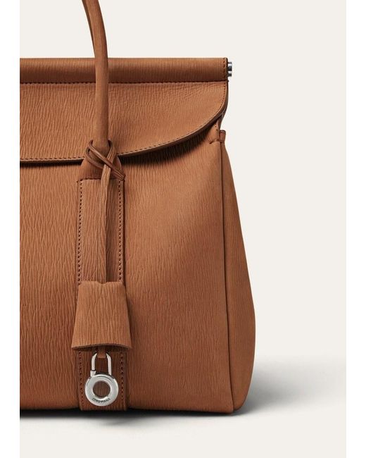 Loro Piana Brown Loom L32 Tote