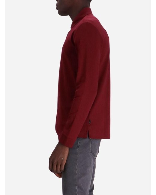 Boss Logo-Embroidered Cotton Polo Shirt for men