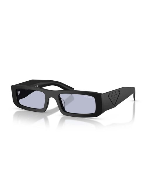 Prada White Eyewear Rectangle Frame Sunglasses for men