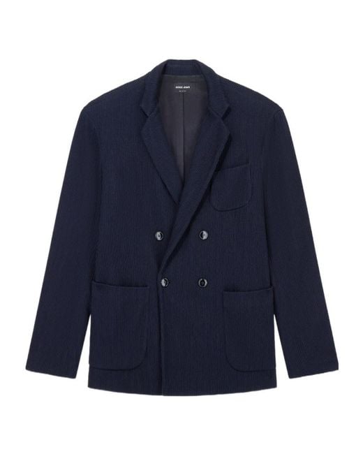 Giorgio Armani Blue Blazer Regular Fit for men