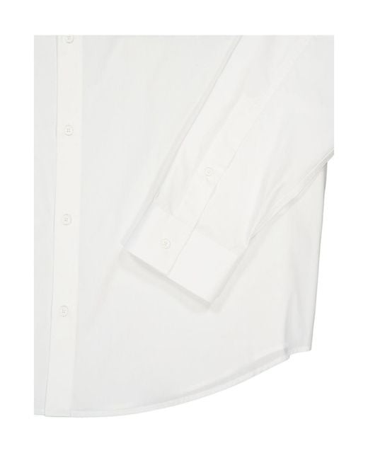 Off-White c/o Virgil Abloh White Bookish Scarf Poplin Shirt for men