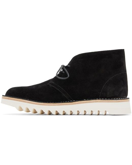 KENZO Black Desert Lace-Up Boots for men