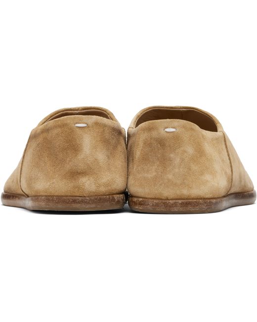 Maison Margiela Brown Tabi Babouche Split-Toe Loafers