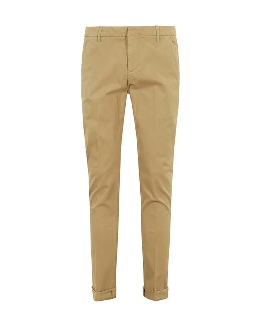 Dondup Natural Belt-Loop Casual Pants for men