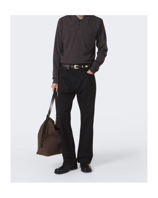 Lemaire Gray Long-Sleeved Sweater for men