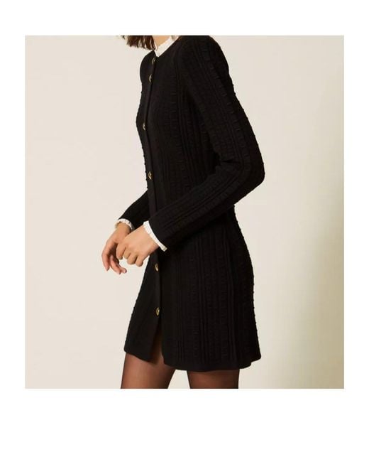 Twinset Black Twin-Set Dresses
