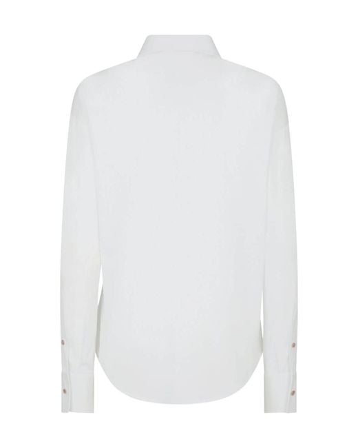 DSquared² White Bib Shirt