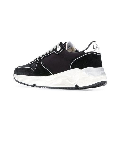 Golden Goose Deluxe Brand Black Running Sole Low-Top Sneakers