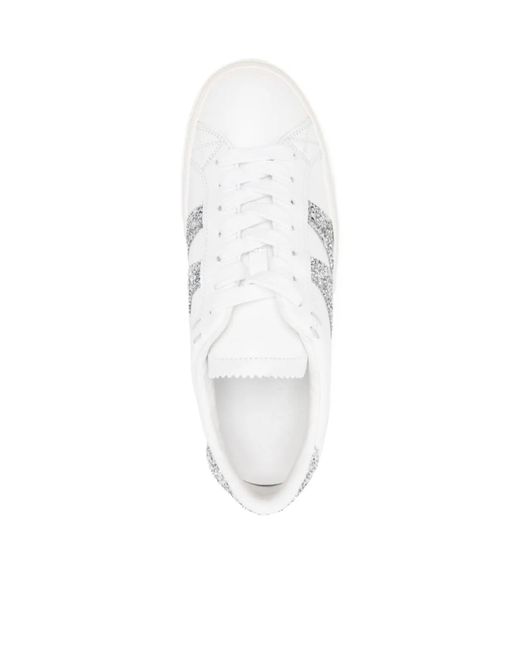 Moncler White Monaco 2 Sneakers