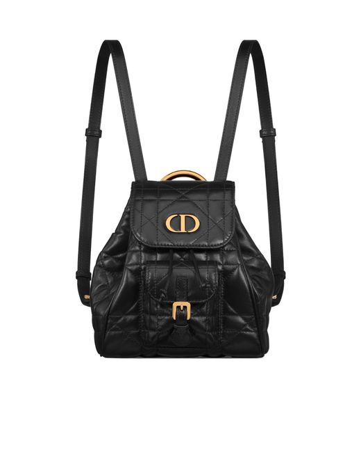 Dior Black Small Caro Backpack