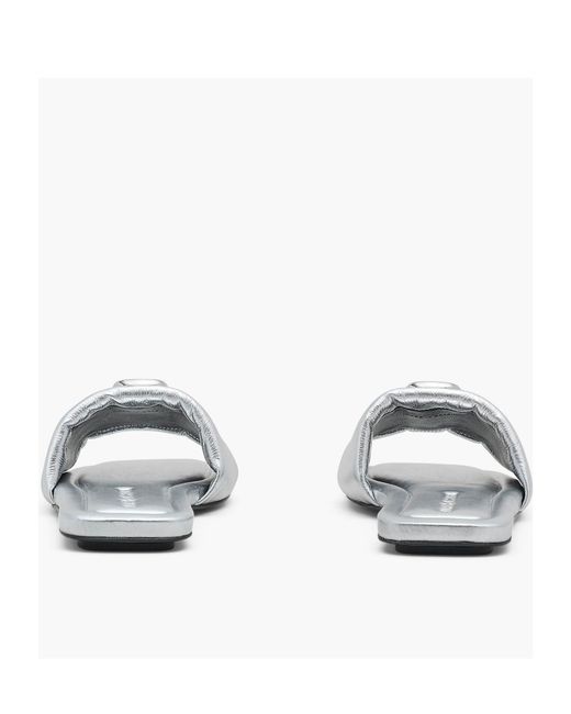 Marc Jacobs White Logo Slippers