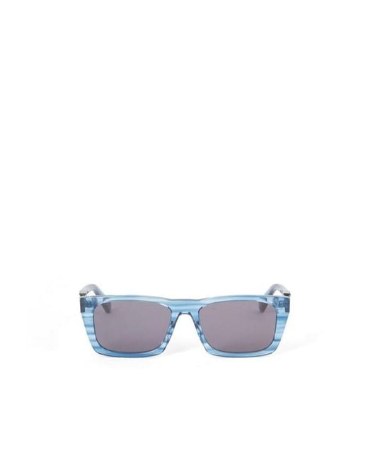Off-White c/o Virgil Abloh Blue Full Frame Sunglasses for men