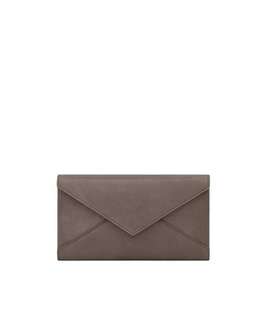 Saint Laurent Gray Letter Large Wallet