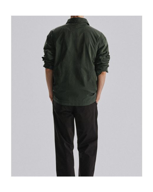 The Row Green Long-Sleeved Casual Jacket for men