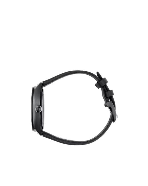 Gucci Black Interlocking Watch, 41Mm for men