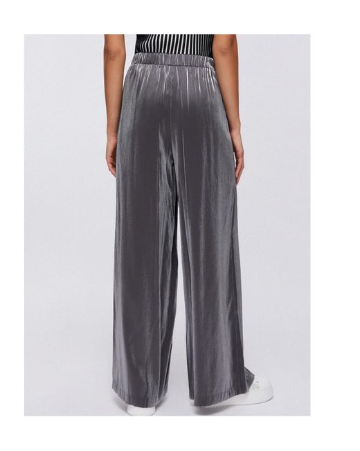 Liu Jo Gray Flared Trousers
