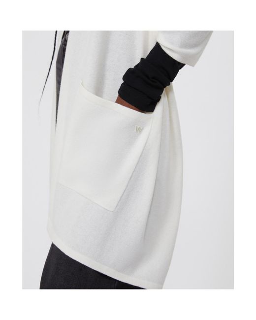 Weekend by Maxmara White Hooded Shawl